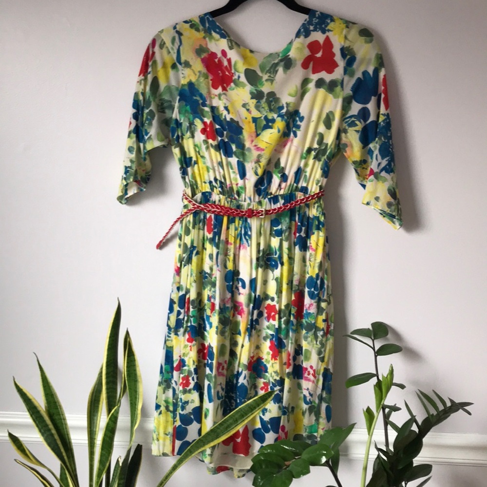 Alice+Olivia floral print dress
